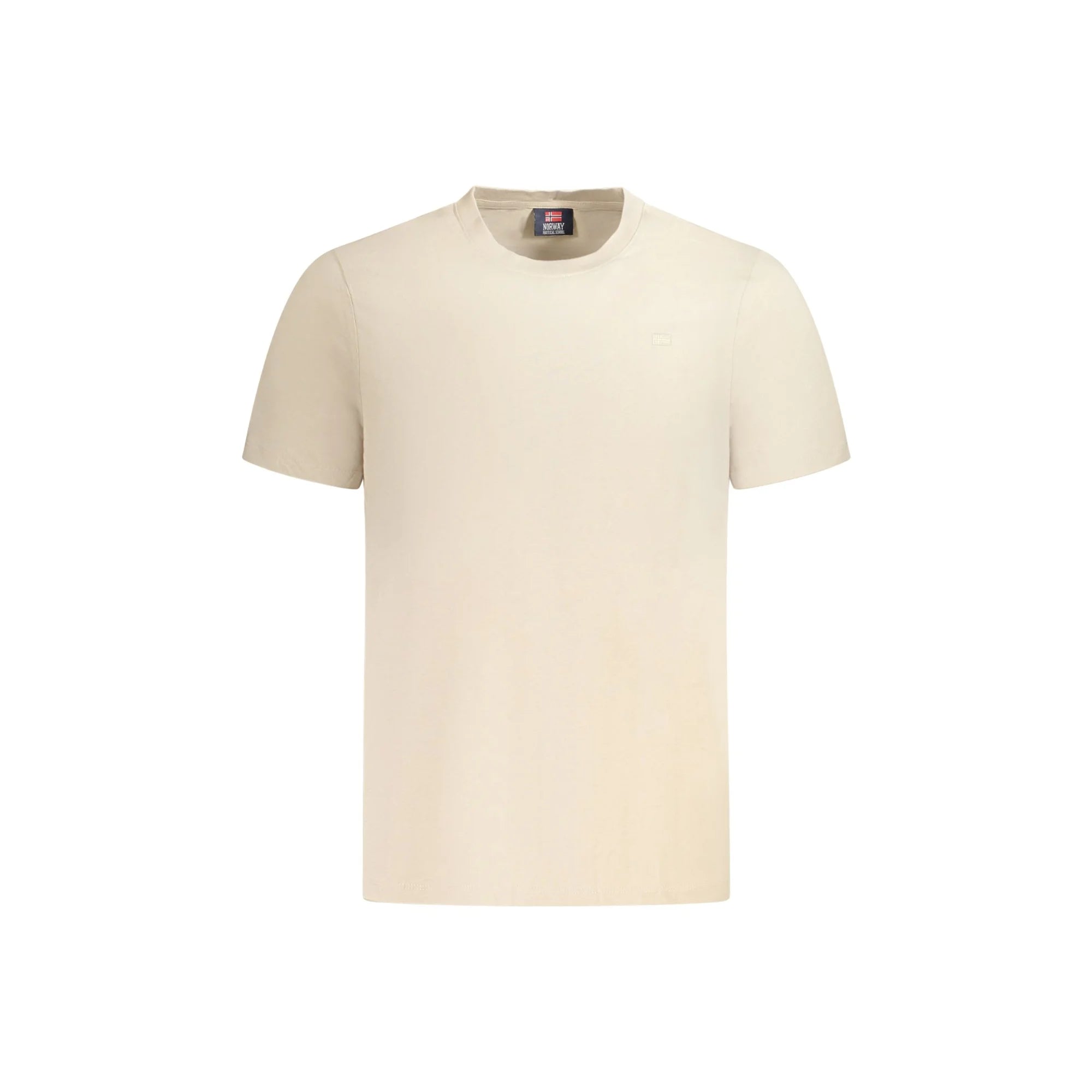 Norway 1963 T-Shirt Maniche Corte Uomo Beige Ricamo - foto prodotto